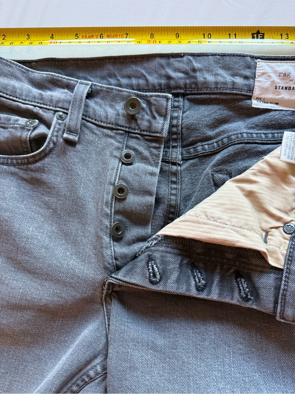 rag & bone Standard Issue Fit 1 Extra Slim - Picture 6 of 12